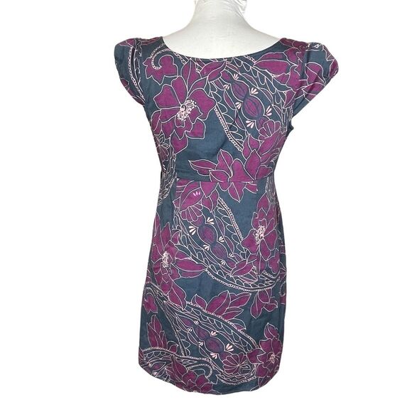 Silence + Noise Urban Outfitters Women's Floral Cap Sleeve Dress Size 12 - Picture 2 of 4